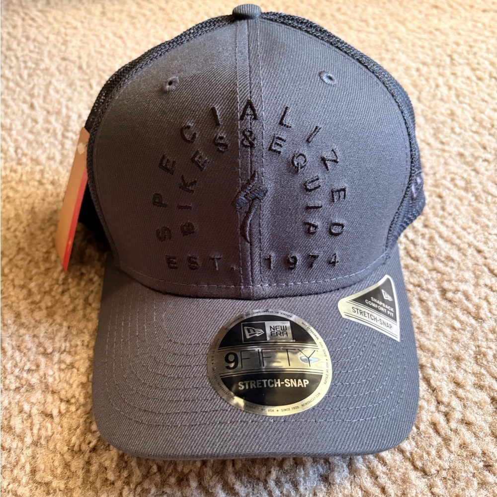 Specialized Dark Gray Stretch-Snap Cap